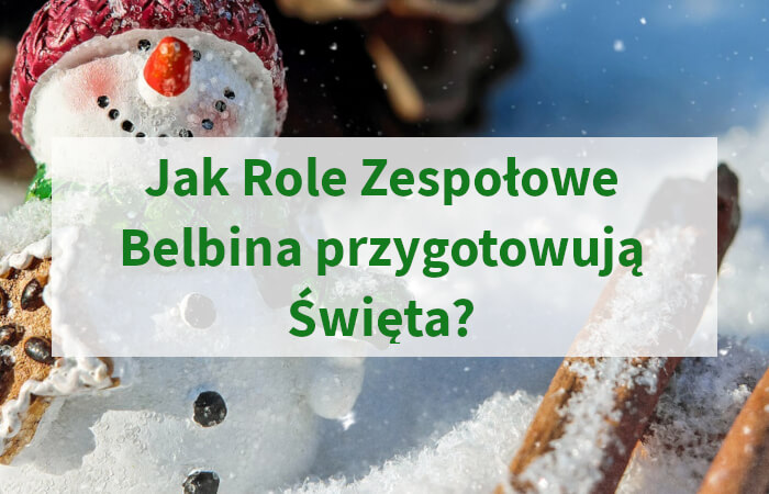 Jak Role Zespołowe Belbina przygotowują Święta?