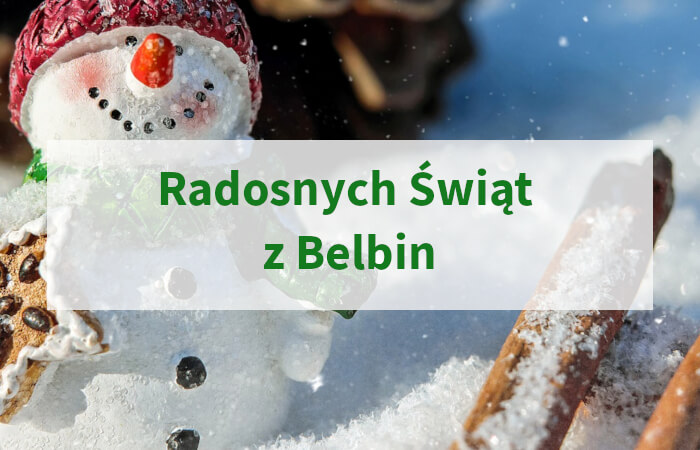 Radosnych Świąt z Belbin