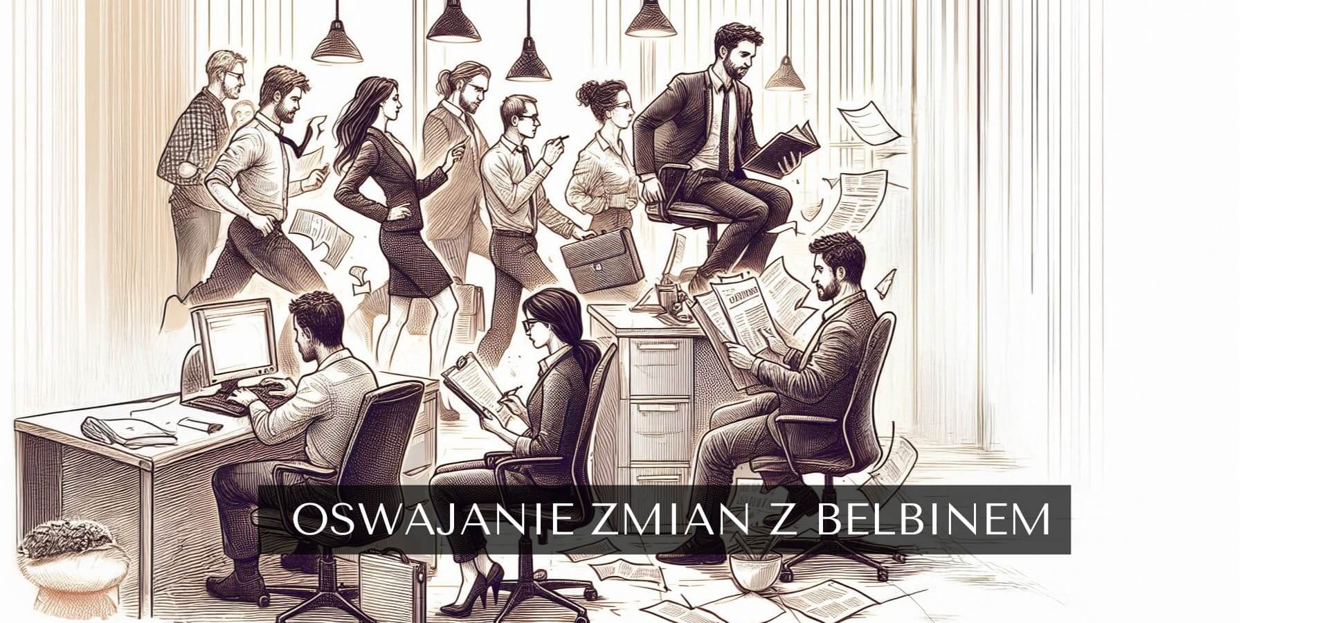 Oswajanie zmiany z Belbinem. Zespół w chaotycznym pośpiechu.